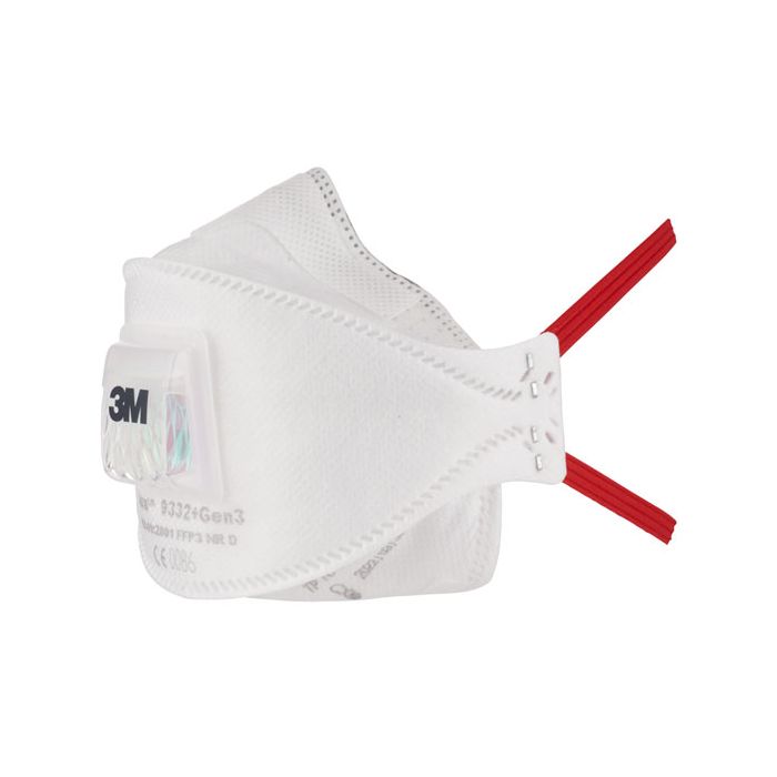 3M 9332+GEN3 AURA FFP3V MASK - White 3M 9332+GEN3 AURA FFP3V MASK - White
