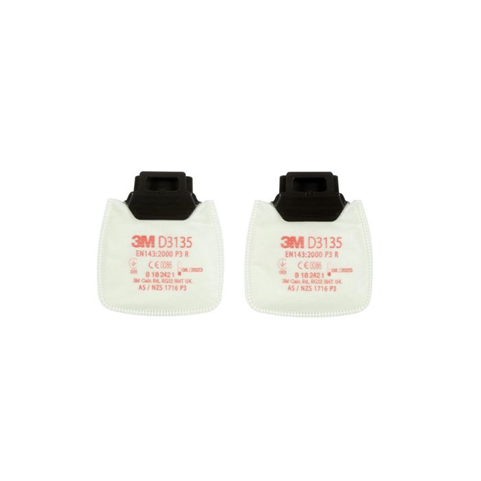 3M D3135 SECURE CLICK P3 R FILTER - White 3M D3135 SECURE CLICK P3 R FILTER - White