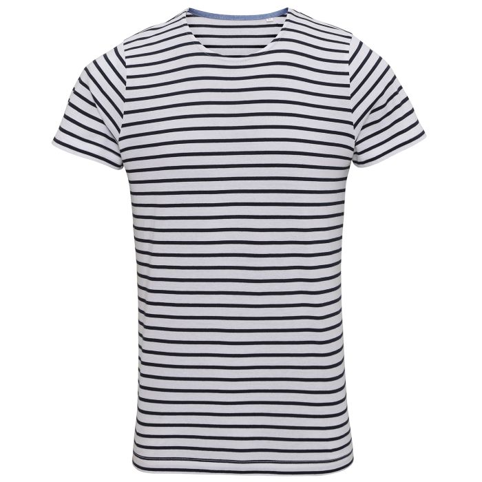 Men's Marinière coastal short sleeve tee - White/Navy - S Men's Marinière coastal short sleeve tee - White/Navy - S