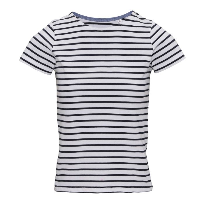 Women's Marinière coastal short sleeve tee - White/Navy - XS Women's Marinière coastal short sleeve tee - White/Navy - XS