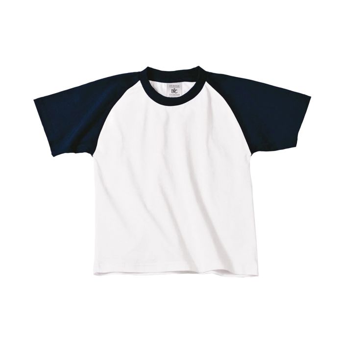 B&C Baseball /kids - White/Navy - 3/4 Years B&C Baseball /kids - White/Navy - 3/4 Years