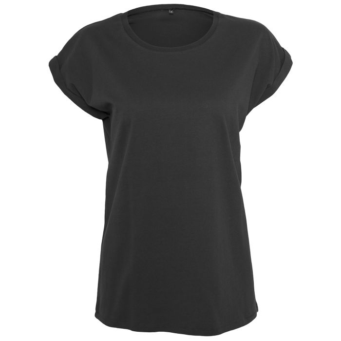 Women's extended shoulder tee - Black*† - XS Women's extended shoulder tee - Black*† - XS