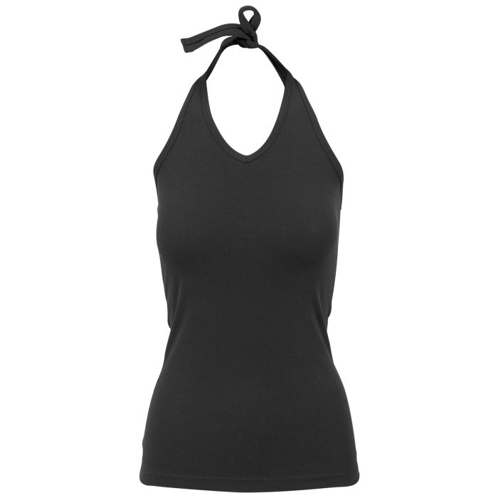 Women's neck holder shirt - Black - XS Women's neck holder shirt - Black - XS