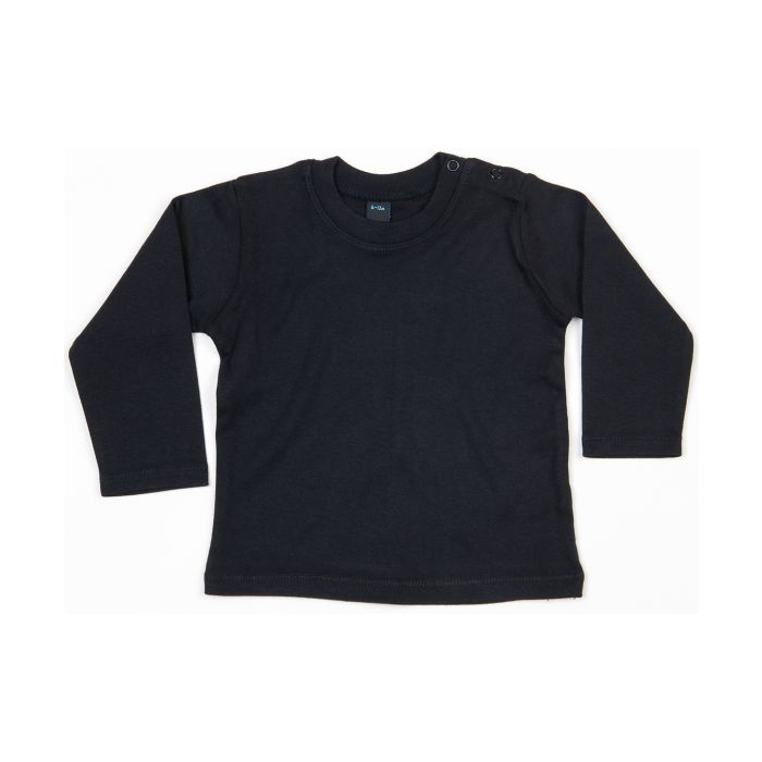 Baby long sleeve T - Black - 3/6 Months Baby long sleeve T - Black - 3/6 Months