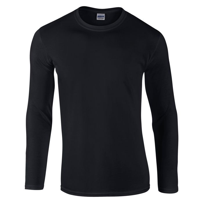 Softstyle™ long sleeve t-shirt - Black* - S Softstyle™ long sleeve t-shirt - Black* - S
