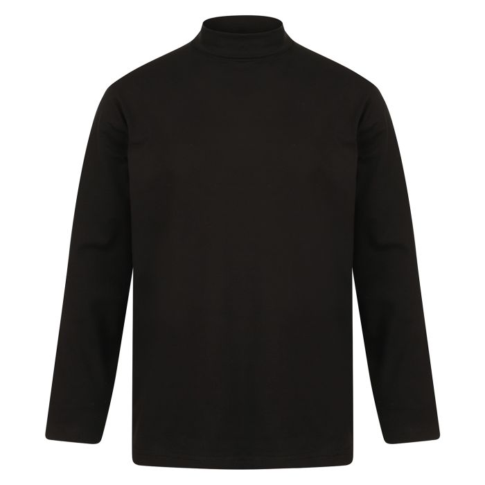 Long sleeve roll neck top - Black - S Long sleeve roll neck top - Black - S