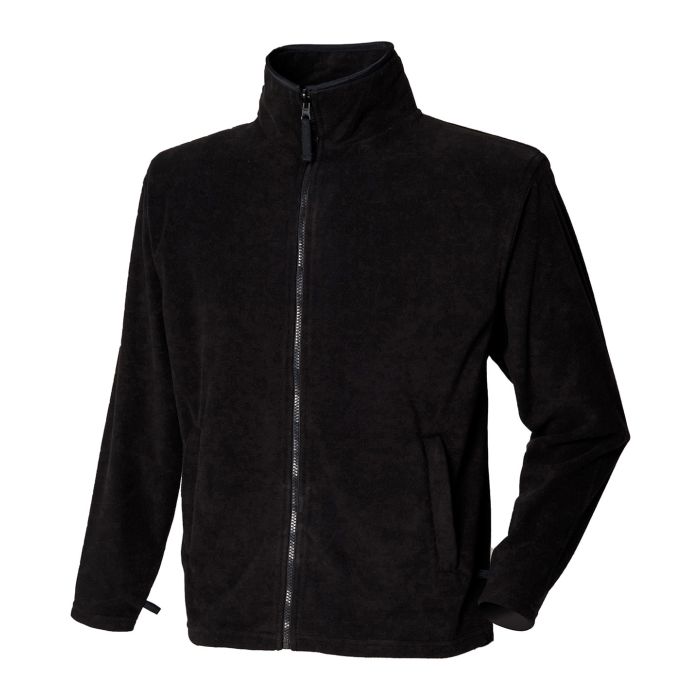 Microfleece jacket - Black* - S Microfleece jacket - Black* - S