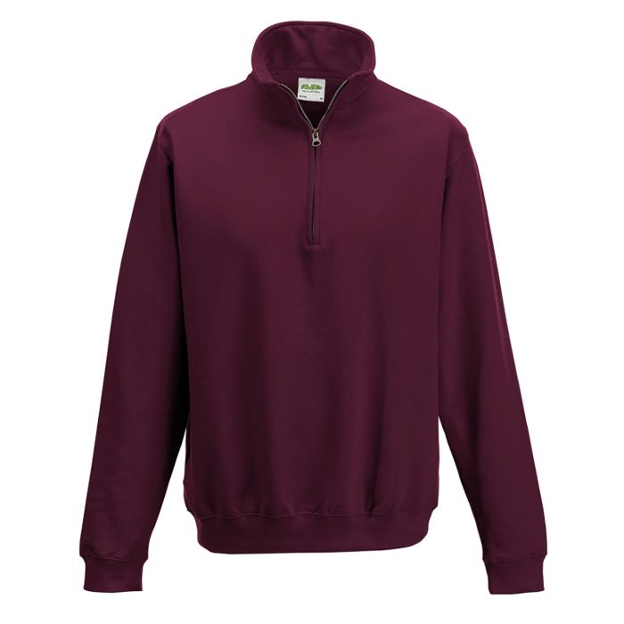Sophomore ¼ zip sweatshirt - Burgundy - M Sophomore ¼ zip sweatshirt - Burgundy - M