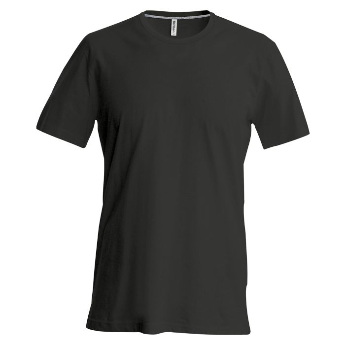Short-sleeved crew neck T-shirt - Black - S Short-sleeved crew neck T-shirt - Black - S