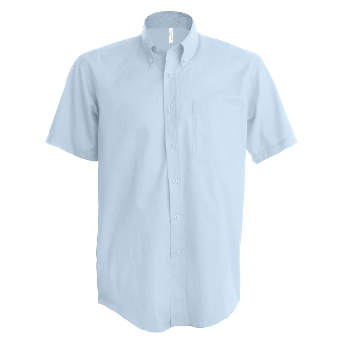 Men's short-sleeved Oxford shirt - Oxford Blue - M Men's short-sleeved Oxford shirt - Oxford Blue - M