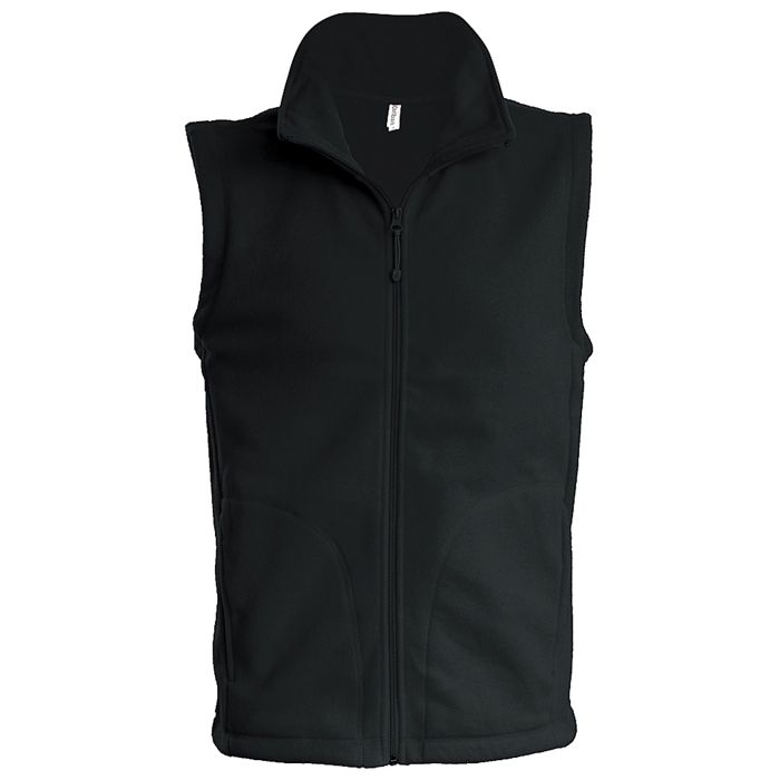 Luca men's microfleece gilet - Black* - M Luca men's microfleece gilet - Black* - M