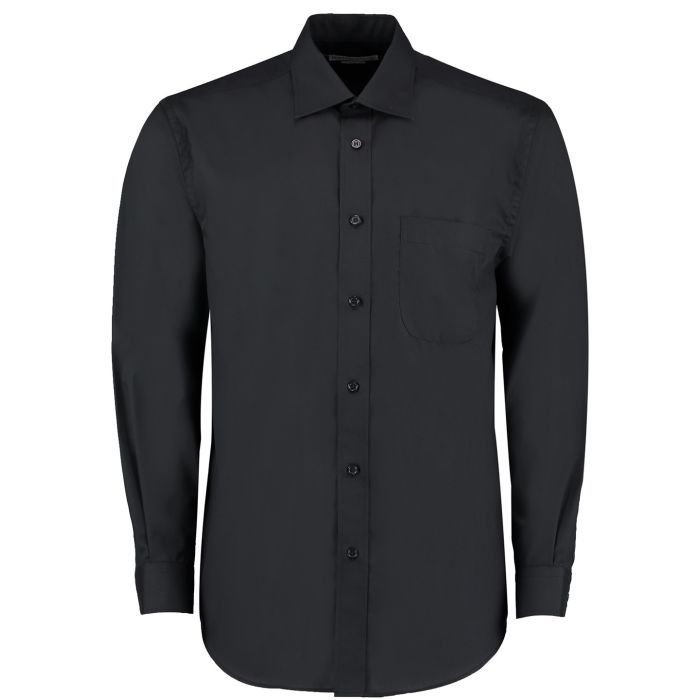Business shirt long-sleeved (classic fit) - Black - 14.5 Business shirt long-sleeved (classic fit) - Black - 14.5