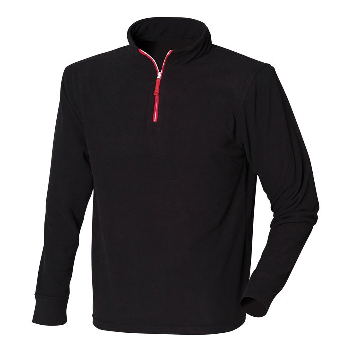 ¼ zip long sleeve fleece piped ¼ zip long sleeve fleece piped