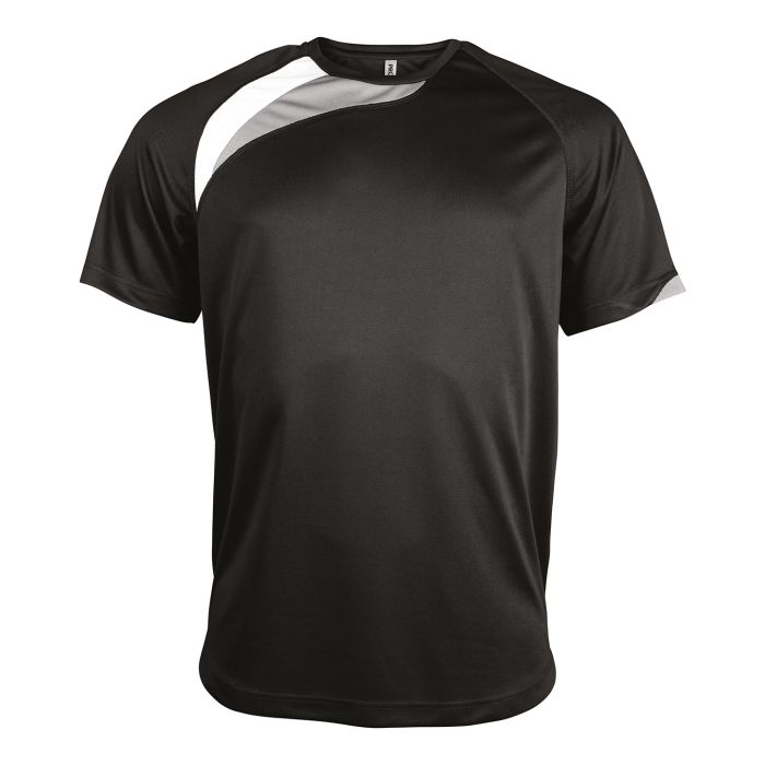 Adults short-sleeved jersey - Black/White/Storm Grey - M Adults short-sleeved jersey - Black/White/Storm Grey - M