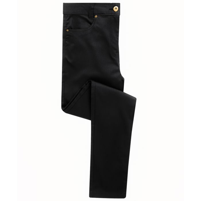 Women's performance chino jeans - Black - 8 Reg Women's performance chino jeans - Black - 8 Reg