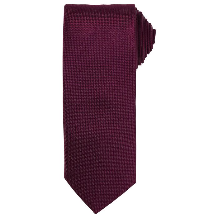 Micro waffle tie - Aubergine - One size Micro waffle tie - Aubergine - One size