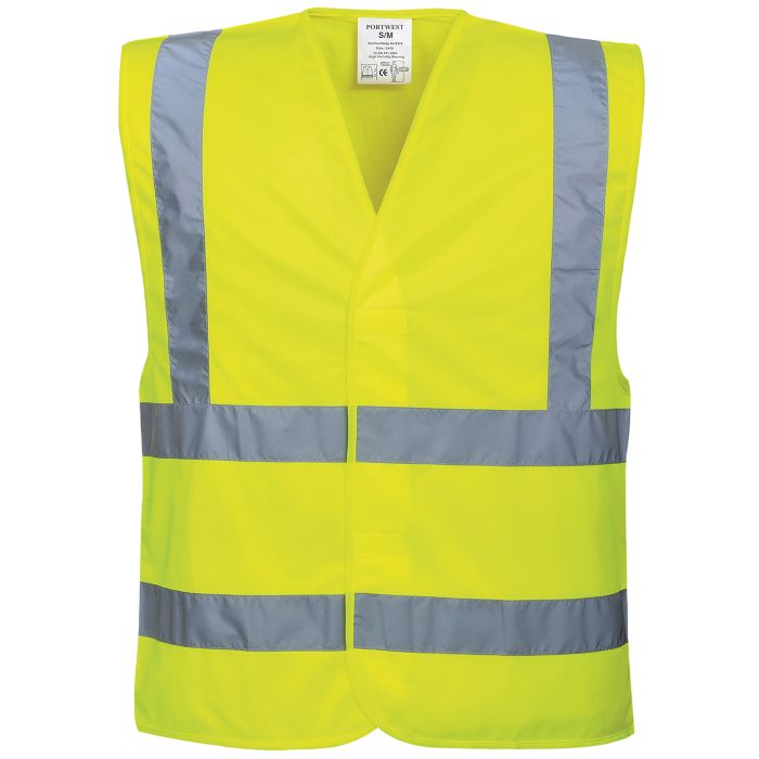 Hi-vis two-band-and-brace vest (C470) Hi-vis two-band-and-brace vest (C470)