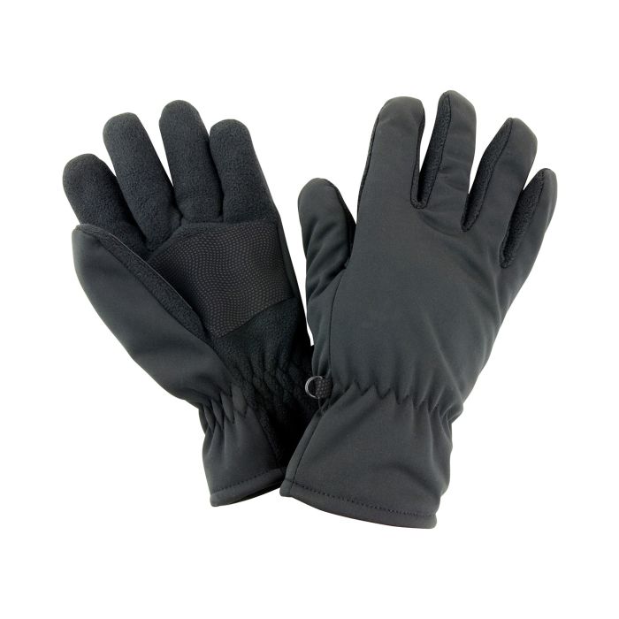 Softshell thermal glove - Black - S/M Softshell thermal glove - Black - S/M