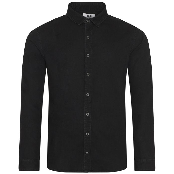 Jack denim shirt - Black - S Jack denim shirt - Black - S