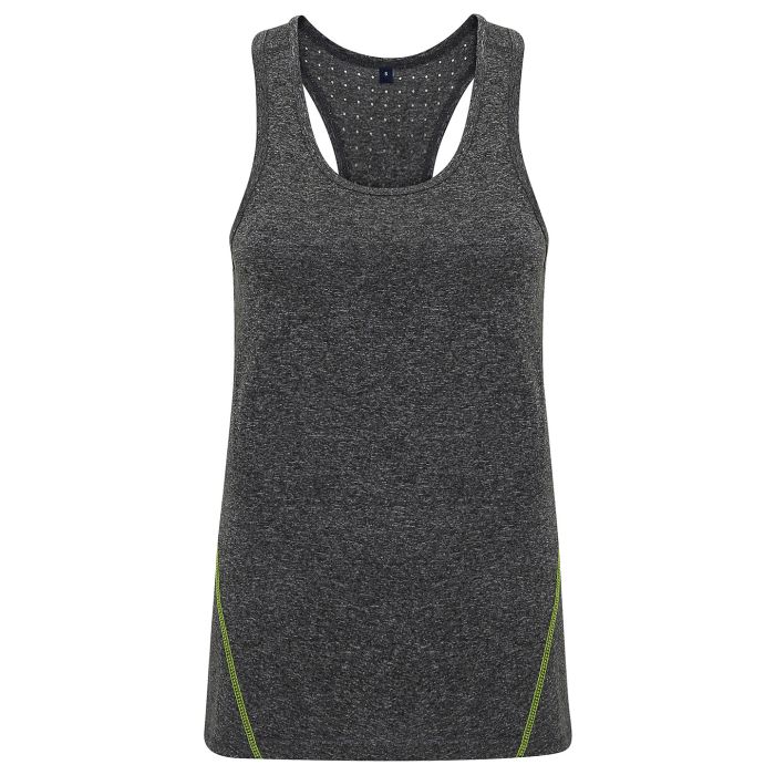 Women's TriDri® 'laser cut' vest - Black Melange - XS Women's TriDri® 'laser cut' vest - Black Melange - XS