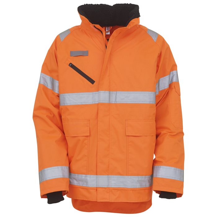 Hi-vis Fontaine storm jacket (HVP309) - Orange - S Hi-vis Fontaine storm jacket (HVP309) - Orange - S