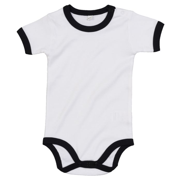 Ringer bodysuit - White/Black - 3/6 Months Ringer bodysuit - White/Black - 3/6 Months