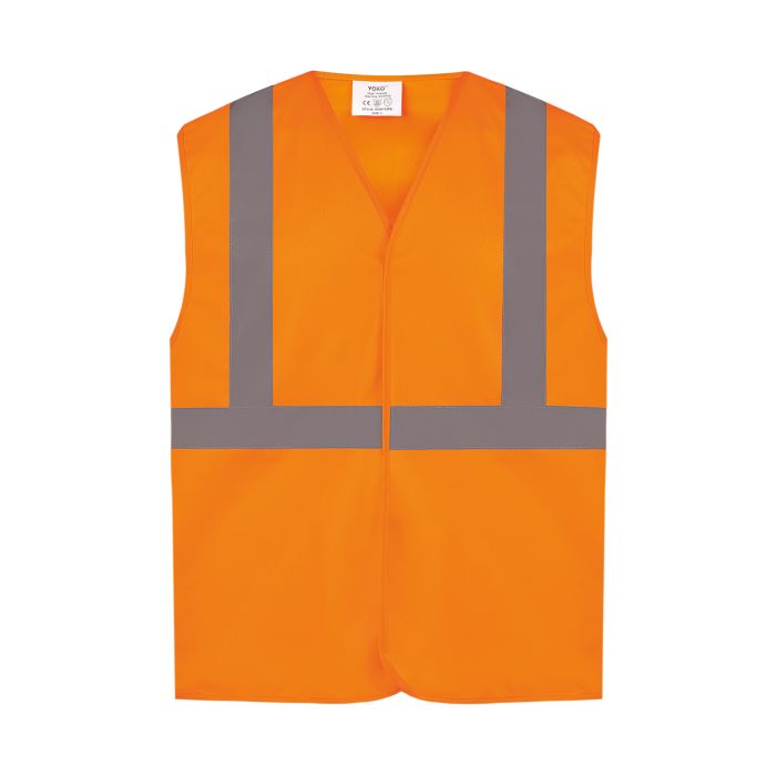 Hi-vis railway waistcoat class 2 (HVW118PE) - Orange - S Hi-vis railway waistcoat class 2 (HVW118PE) - Orange - S