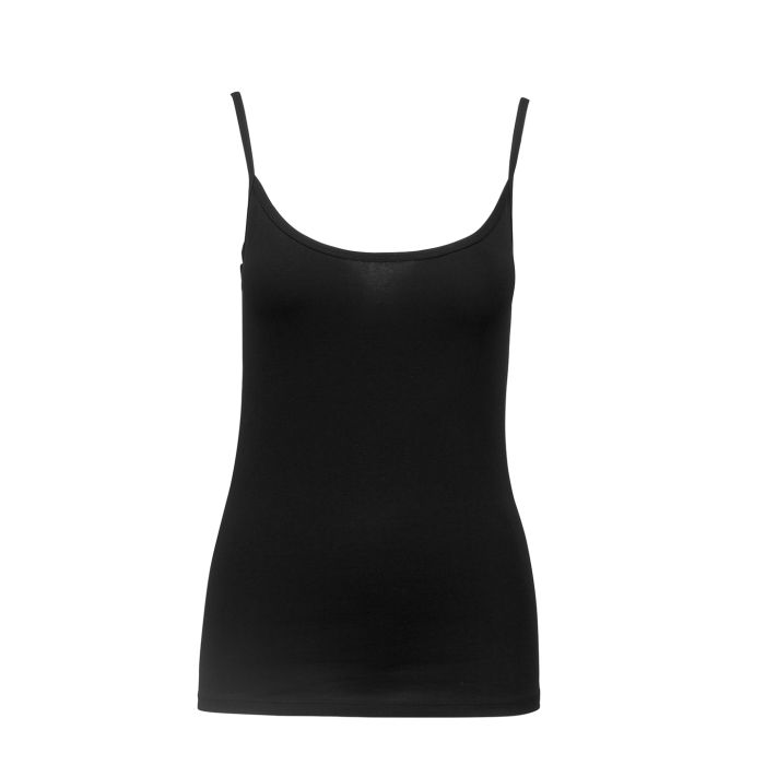 Ladies' strappy tank top - Black - XS Ladies' strappy tank top - Black - XS