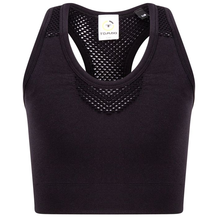 Kids seamless crop top - Black - 5/6 Years Kids seamless crop top - Black - 5/6 Years
