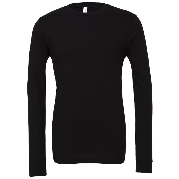 Unisex Jersey long sleeve tee - Black - XS Unisex Jersey long sleeve tee - Black - XS