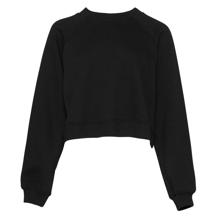 Women's raglan pullover fleece - Black - M Women's raglan pullover fleece - Black - M