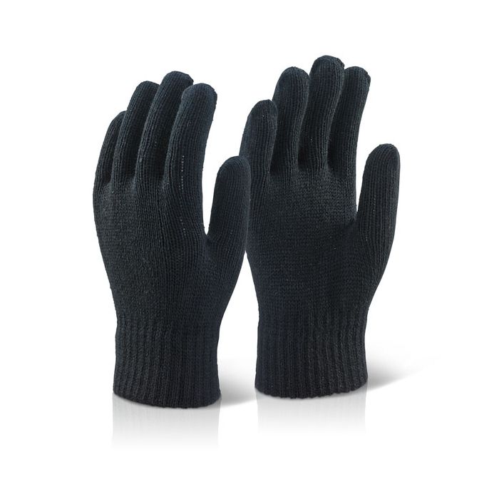 ACRYLIC GLOVE BLACK - Black ACRYLIC GLOVE BLACK - Black