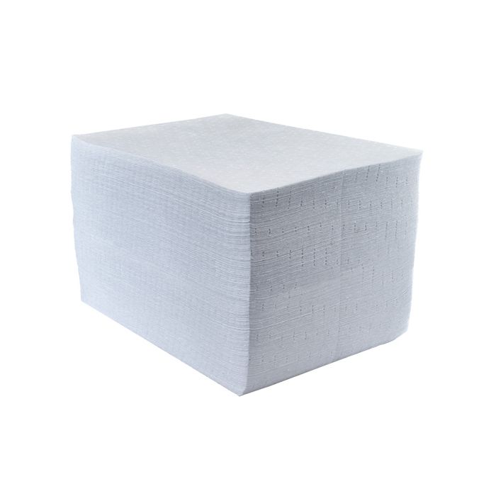 OIL ONLY PADS 50CM X 40CM PACK 200 - White OIL ONLY PADS 50CM X 40CM PACK 200 - White