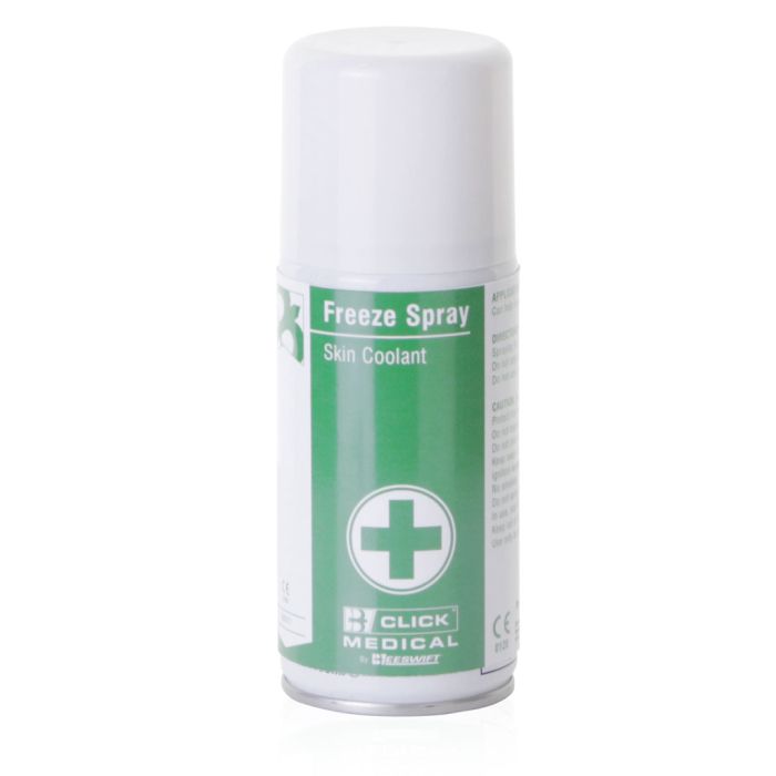 CLICK MEDICAL 150ML FREEZE SPRAY SKIN COOLANT - White CLICK MEDICAL 150ML FREEZE SPRAY SKIN COOLANT - White