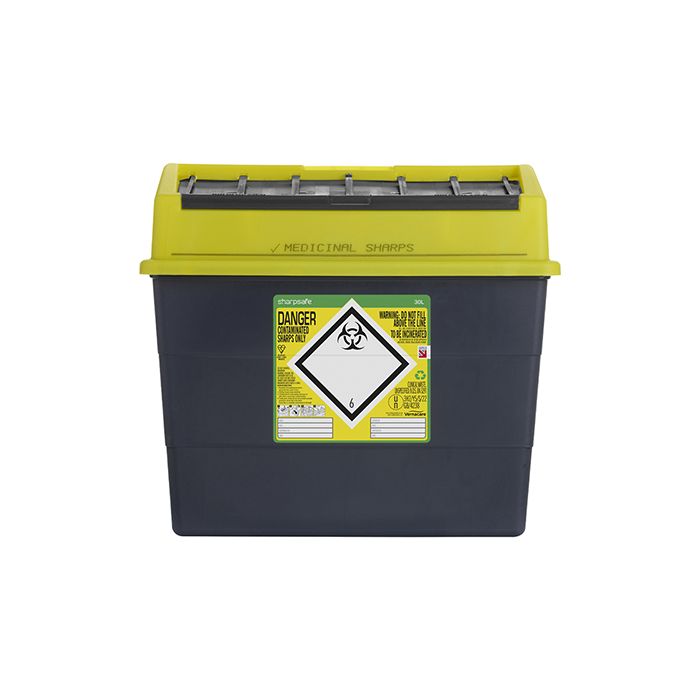 SHARP SAFE SHARPS BIN 30LTR - Yellow SHARP SAFE SHARPS BIN 30LTR - Yellow