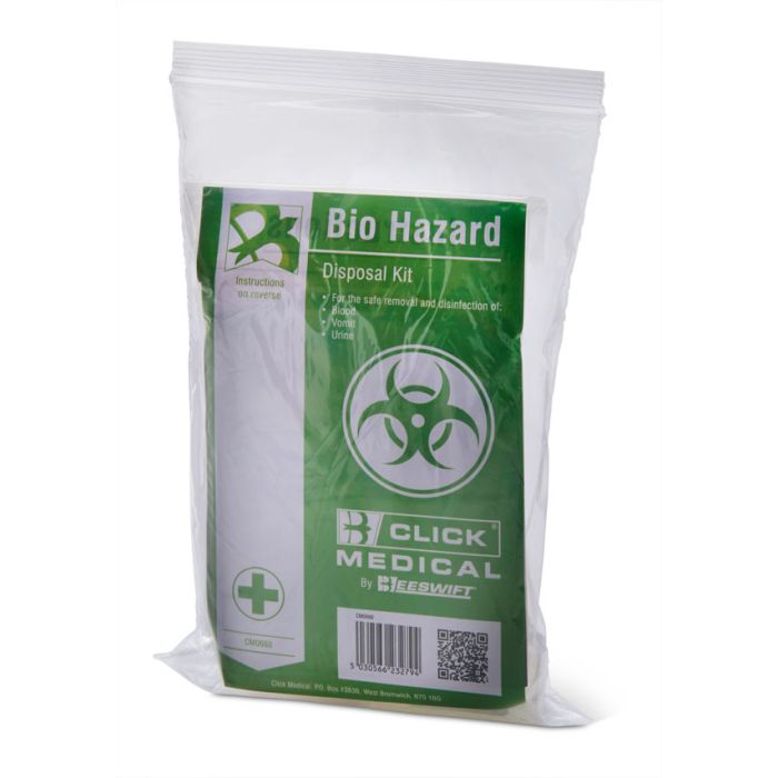 CLICK MEDICAL 1 APPLICATION BODY FLUID SPILL KIT - Clear CLICK MEDICAL 1 APPLICATION BODY FLUID SPILL KIT - Clear