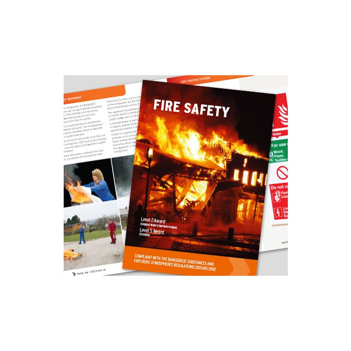 CLICK MEDICAL FIRE SAFETY BOOK - White CLICK MEDICAL FIRE SAFETY BOOK - White