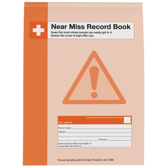 NEAR MISS RECORD BOOK - Orange NEAR MISS RECORD BOOK - Orange