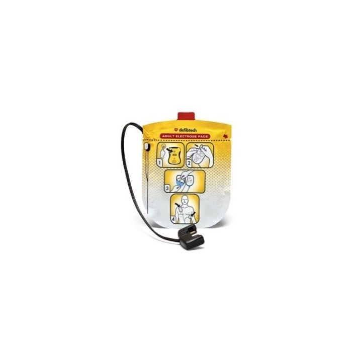 ADULT DEFIBRILLATOR PADS FOR LIFELINE VIEW AND VIEW AUTO - Yellow ADULT DEFIBRILLATOR PADS FOR LIFELINE VIEW AND VIEW AUTO - Yellow