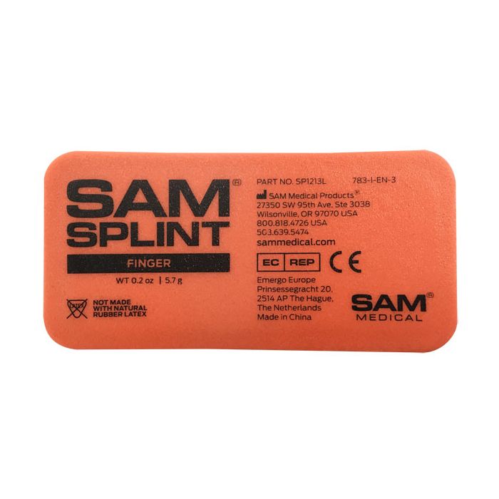 SAM SPLINT-FINGER 9.5 X 4.6CM - Orange SAM SPLINT-FINGER 9.5 X 4.6CM - Orange