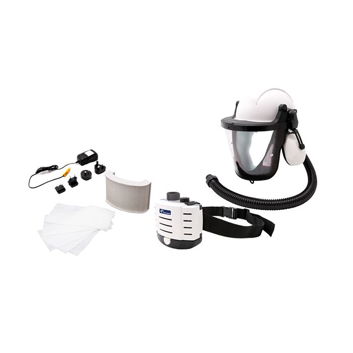 CONCEPTAIR HELMET & FLIP UP VISOR KIT P3 - Black/White CONCEPTAIR HELMET & FLIP UP VISOR KIT P3 - Black/White