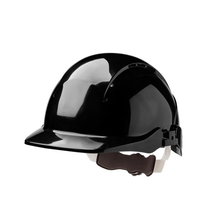 CONCEPT CORE REDUCED PEAK SAFETY HELMET BLACK - Black CONCEPT CORE REDUCED PEAK SAFETY HELMET BLACK - Black