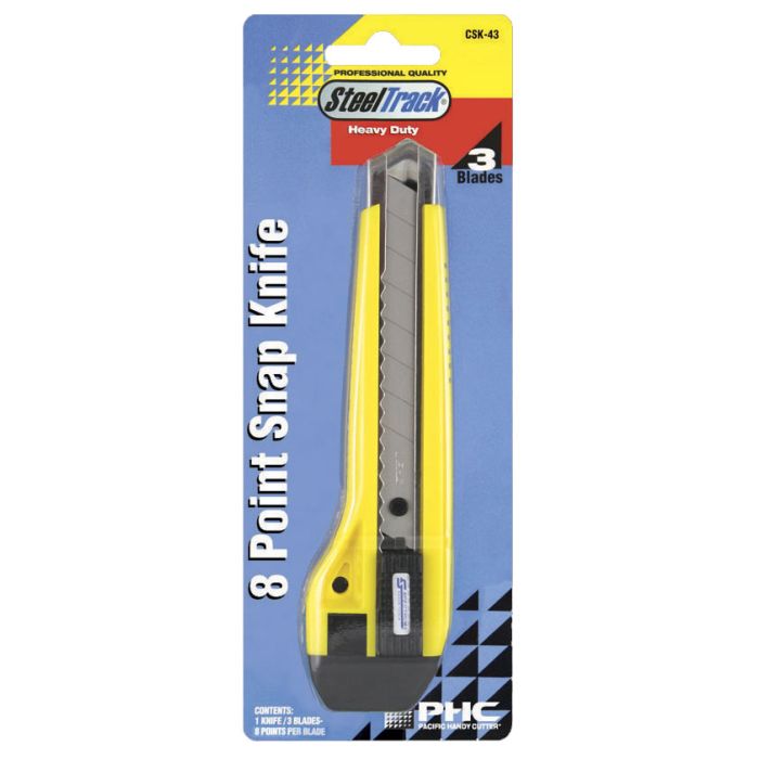 8 POINT SNAP KNIFE - Yellow 8 POINT SNAP KNIFE - Yellow