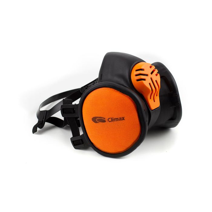 CLIMAX FFA1P3 MAINTENANCE FREE HALF MASK - Black / Orange CLIMAX FFA1P3 MAINTENANCE FREE HALF MASK - Black / Orange
