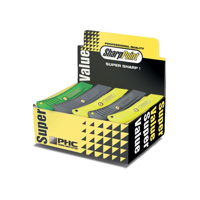 COUNTER TOP DISPLAY UNIT C/W KNIVES - Yellow COUNTER TOP DISPLAY UNIT C/W KNIVES - Yellow