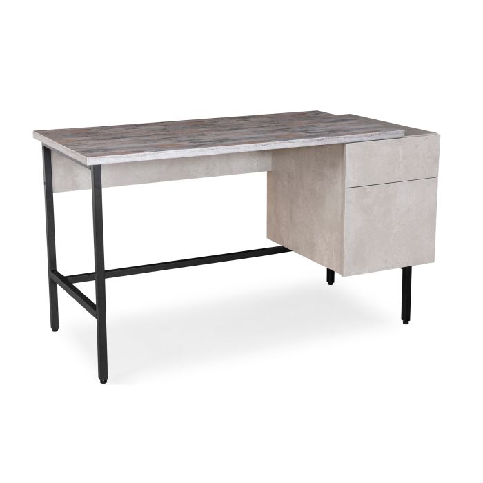 Delphi home office workstation - Concrete Grey Delphi home office workstation - Concrete Grey