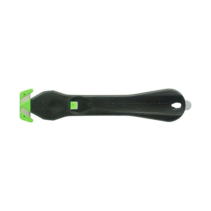 KLEVER ECO XCHANGE 20 SAFETY CUTTER - Black/Green KLEVER ECO XCHANGE 20 SAFETY CUTTER - Black/Green