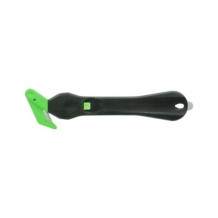 KLEVER ECO XCHANGE 30 SAFETY CUTTER - Black/Green KLEVER ECO XCHANGE 30 SAFETY CUTTER - Black/Green
