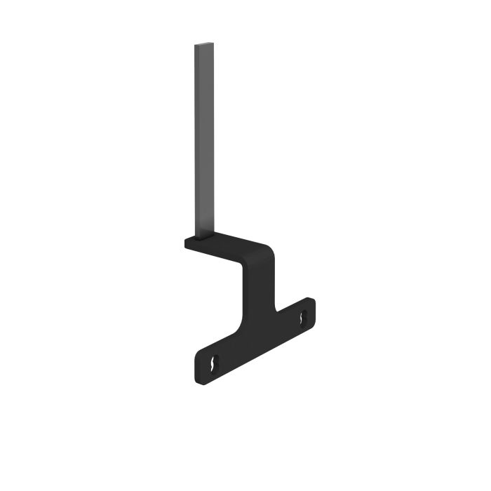 End screen bracket for Adapt and Fuze desks-Black End screen bracket for Adapt and Fuze desks-Black