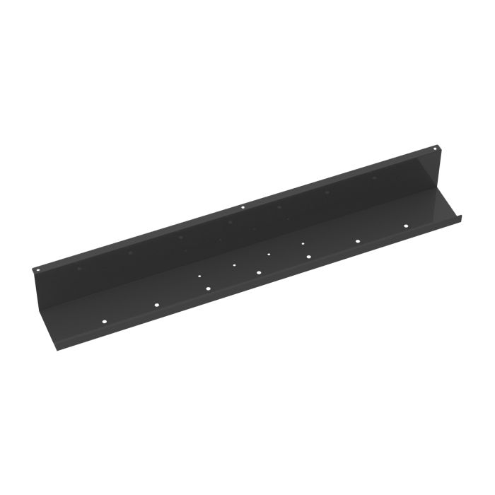 Elev8 upper cable channel for single desks-Black Elev8 upper cable channel for single desks-Black